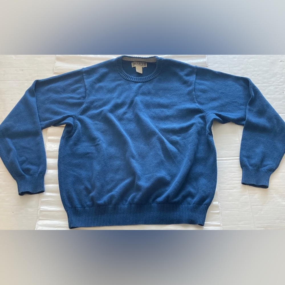 Duluth Trading Sweatshirt Men's Large Long Sleeve Pullover Blue